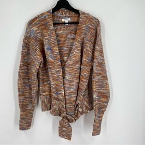 Nine West Women’s V Neck Long Sleeve Knit Wrap Sweater Size S